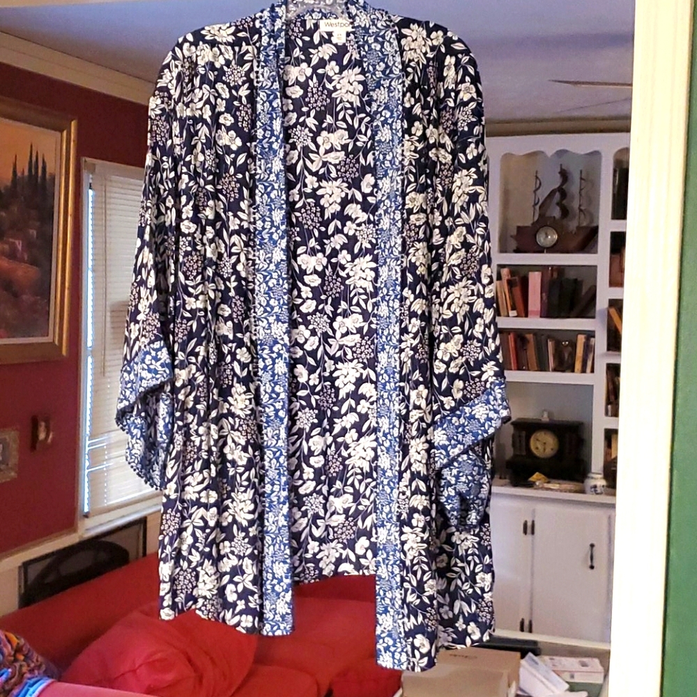 2x kimono style open jacket NWOT